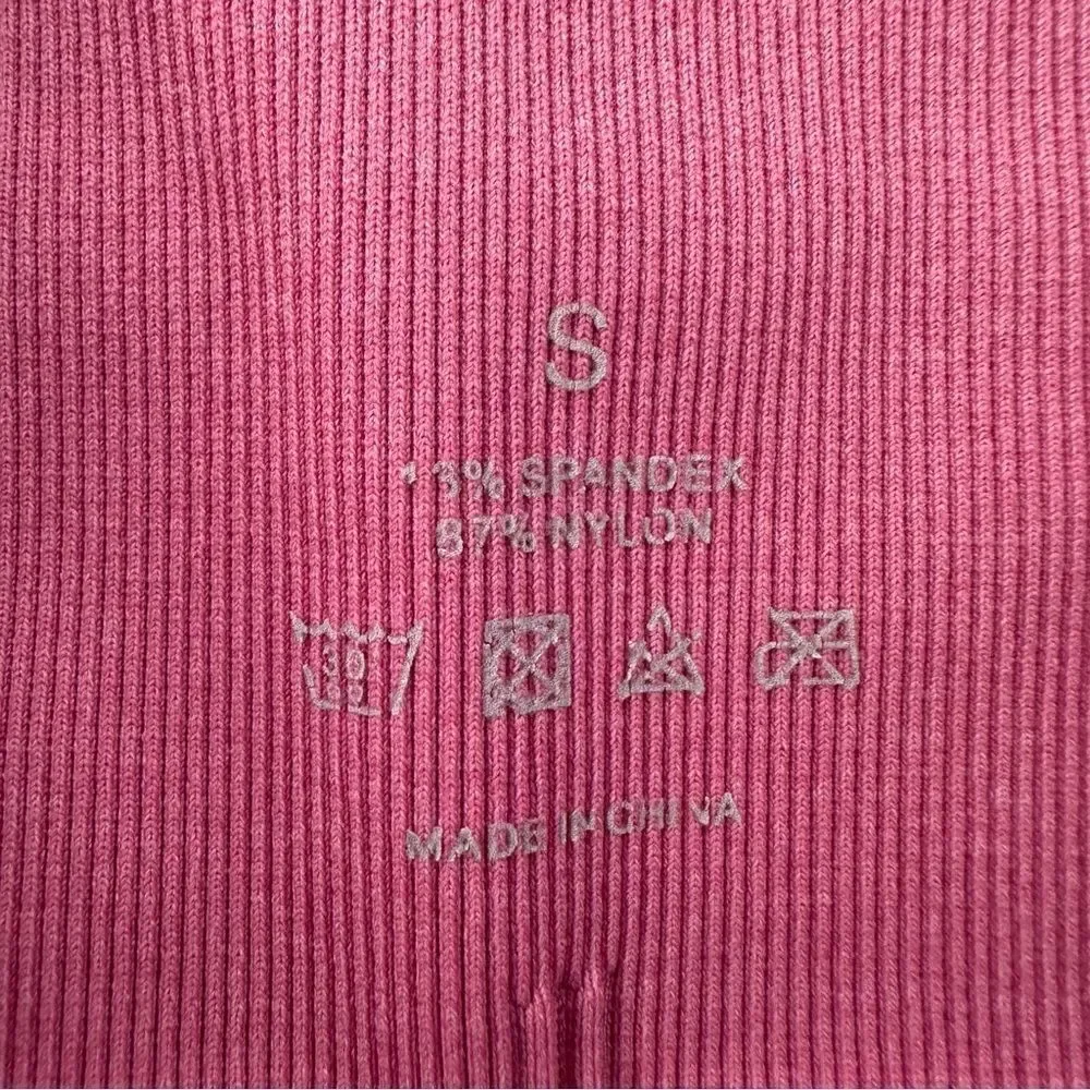 NVGTN Pink High Waisted Leggings Size Small - Picture 4 of 4
